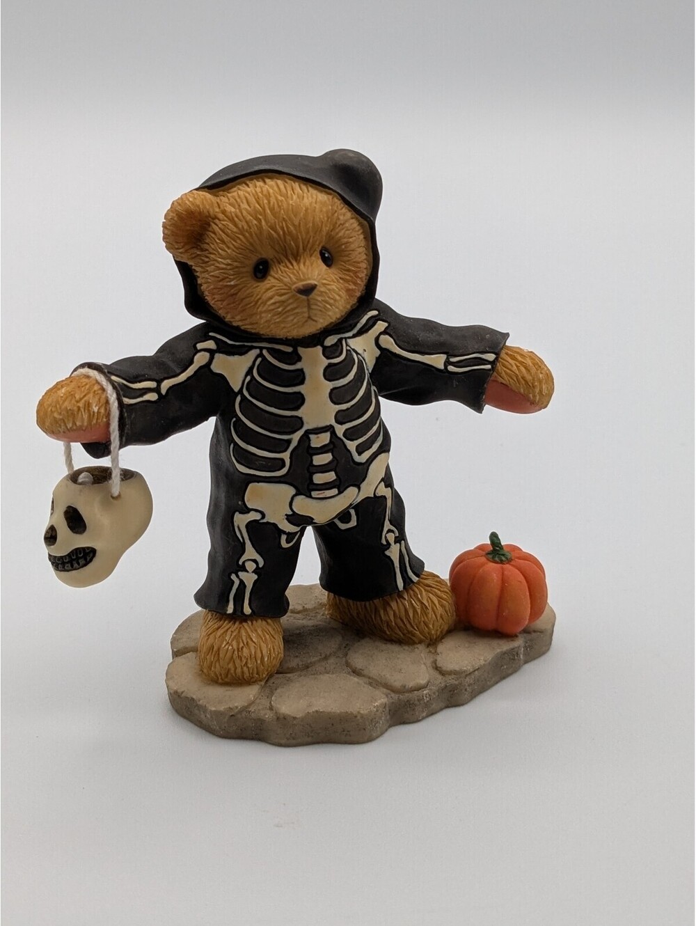 Cherished Teddies Sullivan (706760) 2000, Bear in Halloween Skeleton Costume